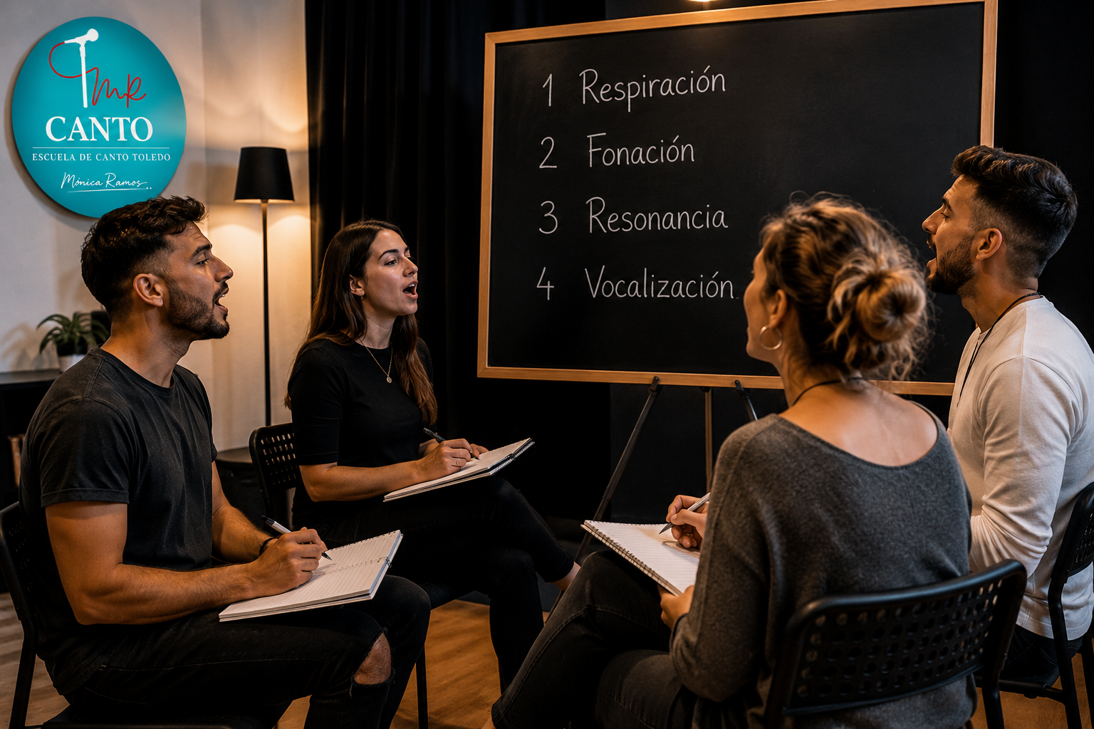 Formación vocal en grupo reducido